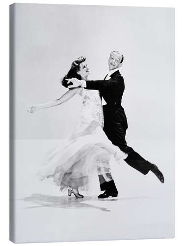 Canvas print Fred Astaire und Rita Hayworth, 1942