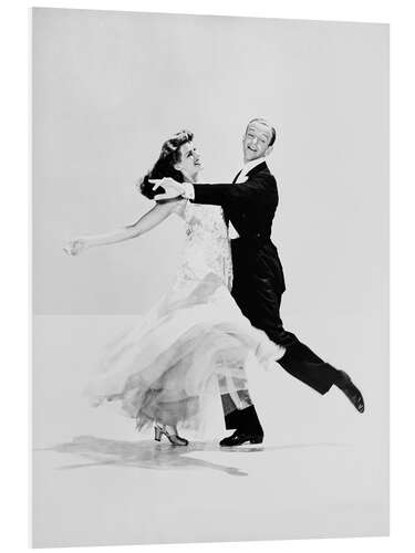 Tableau en PVC Fred Astaire und Rita Hayworth, 1942