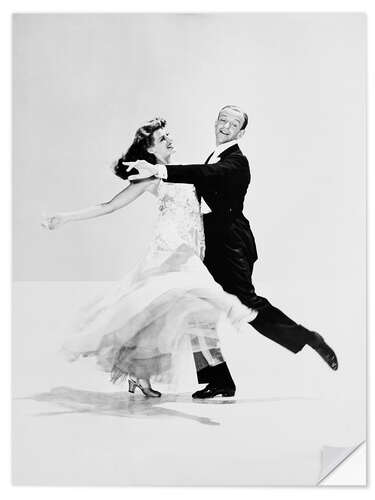 Wall sticker Fred Astaire und Rita Hayworth, 1942