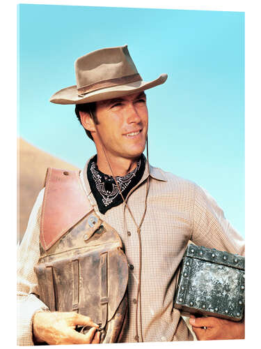 Acrylic print Clint Eastwood in "Rawhide"