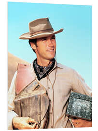 PVC-taulu Clint Eastwood in "Rawhide"