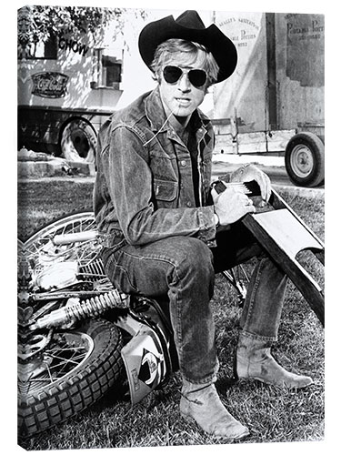 Canvas print Robert Redford in "Little Fauss and Big Halsy", 1970