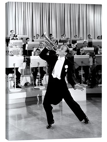 Tableau sur toile Fred Astaire Plays the Trumpet, 1940