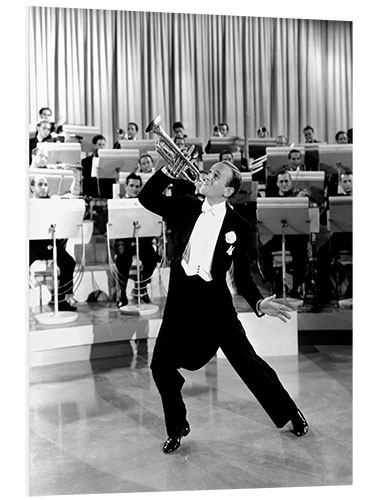 Tableau en PVC Fred Astaire Plays the Trumpet, 1940