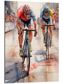 Magnettafel Knapp vor der Ziellinie