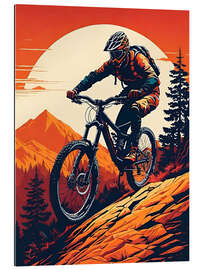 Gallery Print Mountainbiken im Morgengrauen