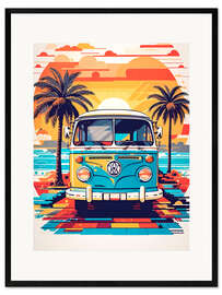 Framed art print Hippie Van IV