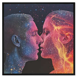 Gerahmter Kunstdruck Nebulakuss