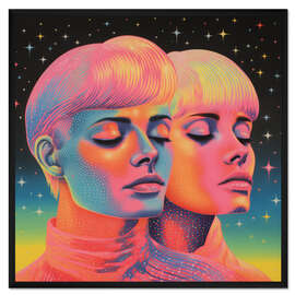 Gerahmter Kunstdruck Souls Adrift in Stardust