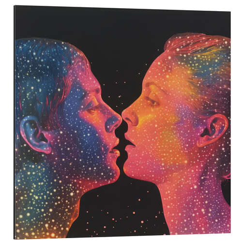 Aluminiumsbilde Cosmic Kiss