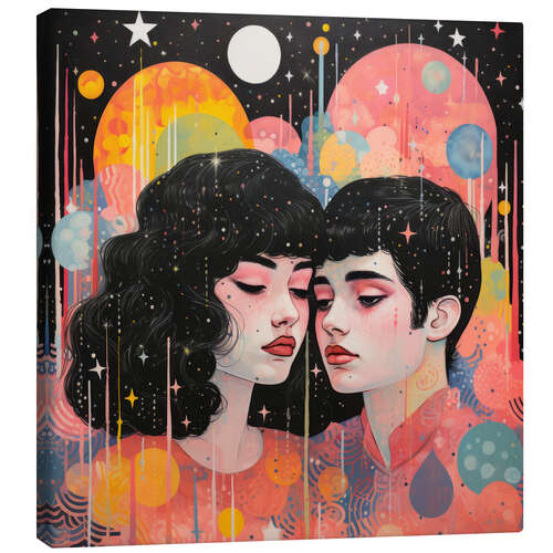 Canvas print Surreal Love Impressions