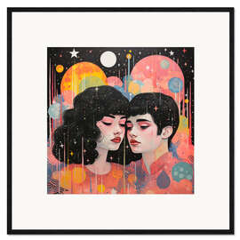 Framed art print Surreal Love Impressions