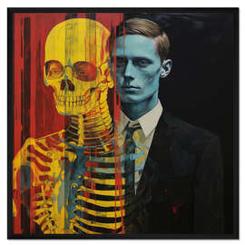 Gerahmter Kunstdruck Liebe mit dem Ego