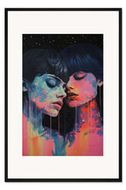 Gerahmter Kunstdruck Flüchtige Echos