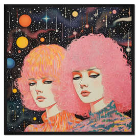 Gerahmter Kunstdruck Sternenalchemie