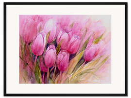 Gerahmter Kunstdruck Tulpen