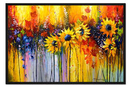 Gerahmter Kunstdruck Melodie des Herbstes