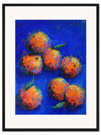 Gerahmter Kunstdruck Orangen
