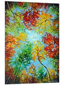 Foam board print In the Autumn Forest