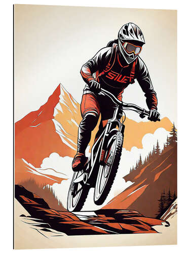 Gallery Print Wochenende mit Mountain Bike