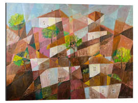 Magnettafel Mediterrane Landschaft