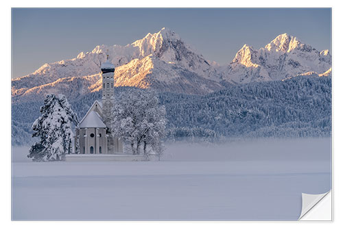 Wall sticker Winter in the Allgäu