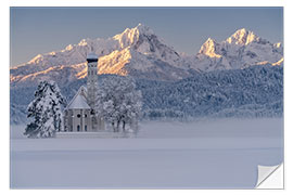 Wall sticker Winter in the Allgäu