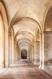 Magnettafel Gewölbegang im Zisterzienserkloster Eberbach im Rheingau