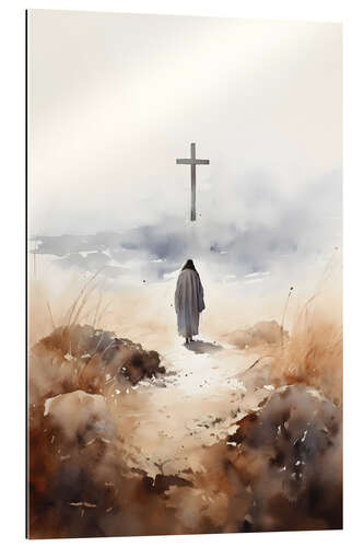 Cuadro de plexi-alu Jesus and The Cross