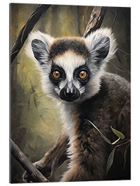 Quadro em plexi-alumínio Lemur