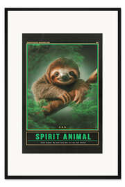 Gerahmter Kunstdruck Spirit Animal