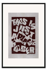 Gerahmter Kunstdruck Just A Placeholder