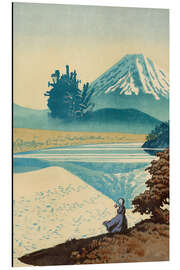 Magnettafel Blauer Fuji und Wandelndes Schloss