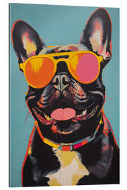 Gallery print Funky French Bulldog with Sunglasses