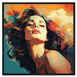 Gerahmter Kunstdruck Elegant Enigma I