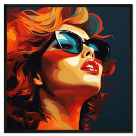 Gerahmter Kunstdruck Strahlende Träumerei