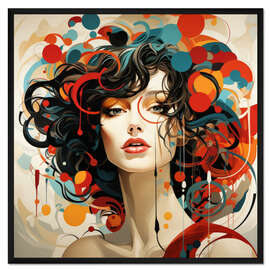 Gerahmter Kunstdruck Vergängliche Eleganz