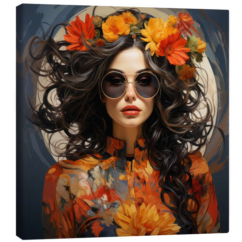 Canvas print She Summer