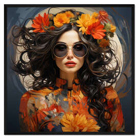 Gerahmter Kunstdruck She Summer