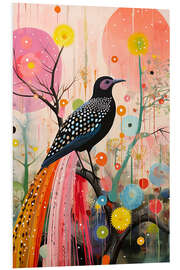 Quadro em PVC Spectral Plumage Paradise