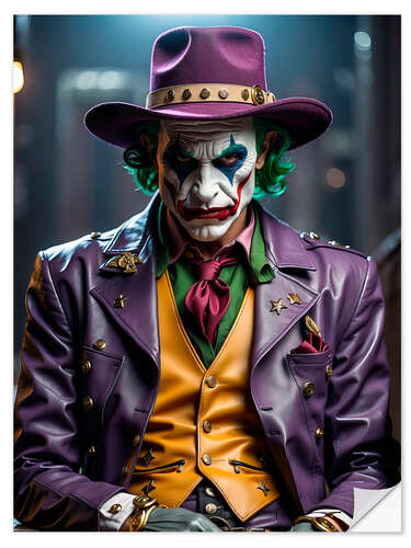 Naklejka na ścianę Joker