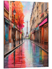 Magnettafel Blick auf den Eiffelturm