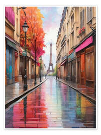 Poster View of the Eiffel Tower