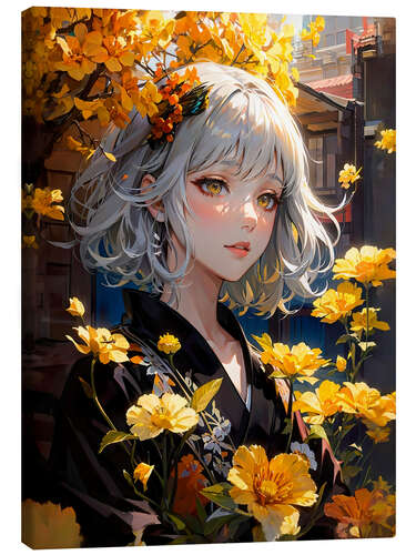 Canvas print Entai-Manga Girl