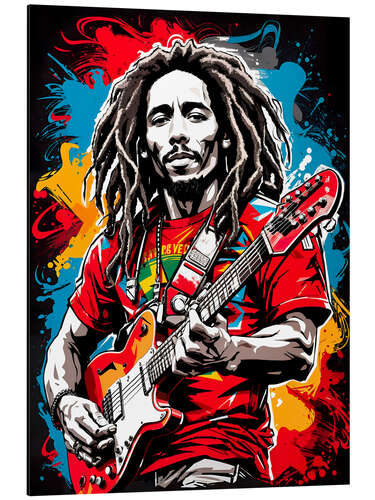 Stampa su alluminio Bob Marley