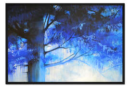 Gerahmter Kunstdruck Herrliches Blau