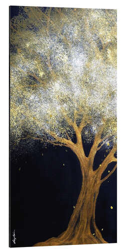 Stampa su alluminio Glittering Tree