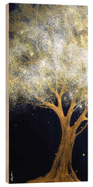 Cuadro de madera Glittering Tree