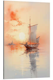 Magnettafel Sailing into the Sunset