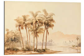 Magnettafel Goldene Wüstenoase